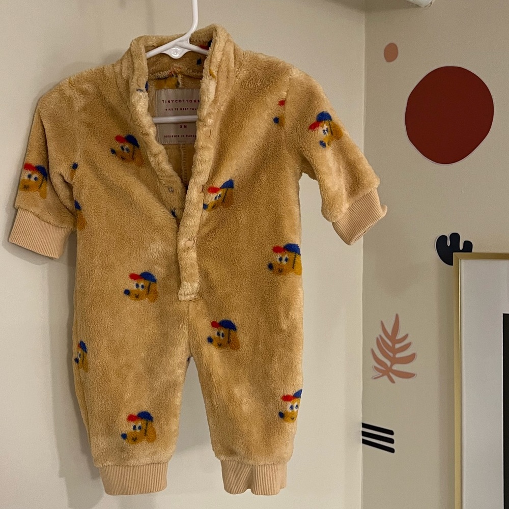 Tinycottons dog sherpa one piece
